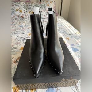 Charles by Charles David Women Duke Studded Chelsea Boot
